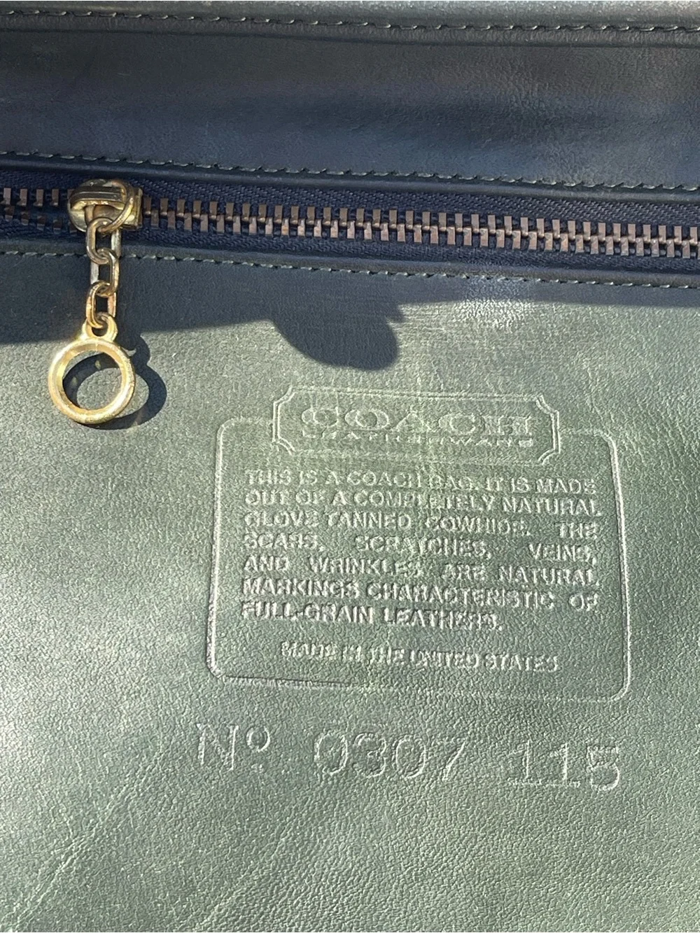 Vintage Coach Hudson Bag